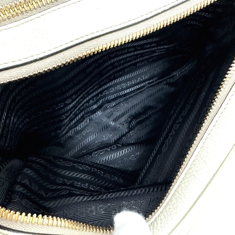PRADA White Pochette Shoulder Bag - Picture 10 of 14
